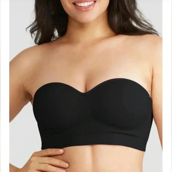 Yummie PEYTON CONTOUR STRAPLESS CONVERTIBLE BRA IN BLACK sz S NWT #005 - Picture 2 of 8